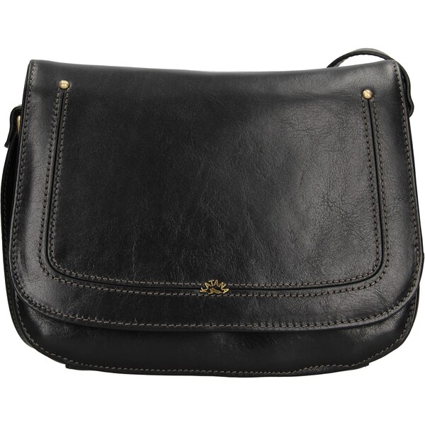 Kožená dámska crosbody kabelka Katana Zorra - čierna 24847367