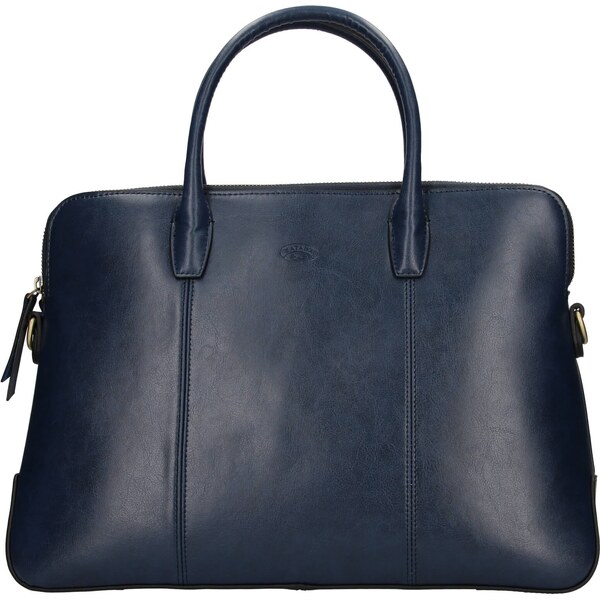 Elegantná dámska kožená kabelka Katana Celesta - tmavo modrá 24847371