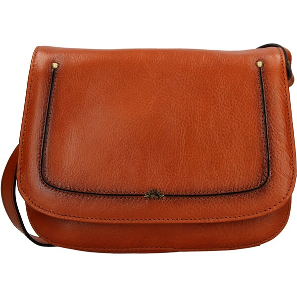 Kožená dámska crosbody kabelka Katana Zorra - koňak 24847364