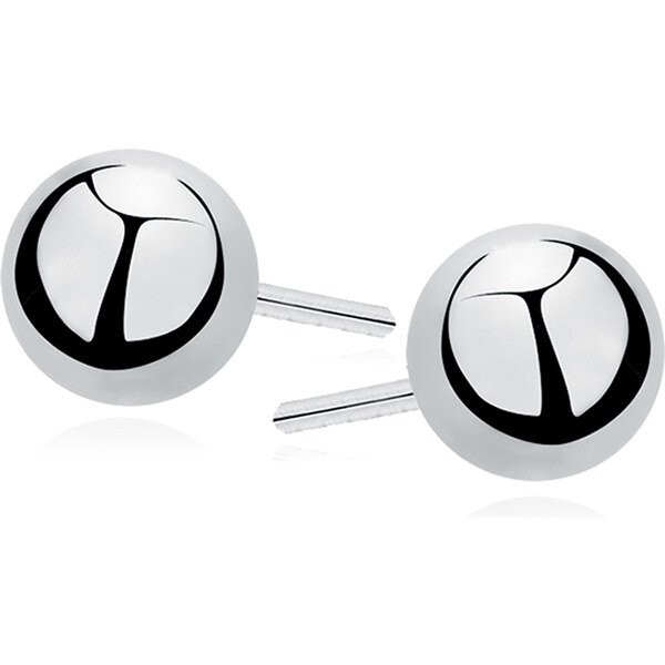 Olivie Strieborné 5mm guličky RHODIUM 8219 47933785