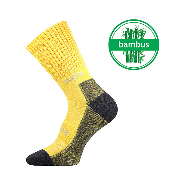 BOMBER COLOR bambusové zosilnené ponožky VoXX Žltá 35-38 1 pár 66736479