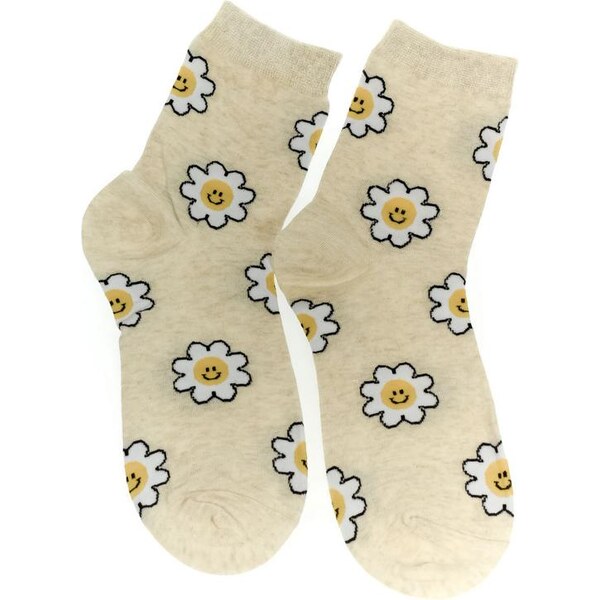 AURA.VIA Dámske béžové ponožky LETTY 24932489