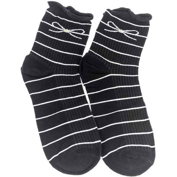 AURA.VIA Dámske čierne ponožky SEEM 24932494