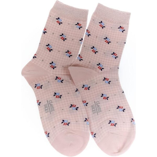 AURA.VIA Dámske ružové ponožky GLOW 24932520