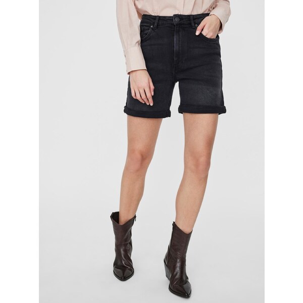 Čierne rifľové kraťasy VERO MODA Joana 64618603