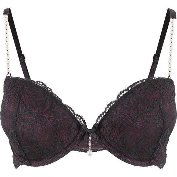 LASCANA Podprsenka farba lesného ovocia / čierna 54220721