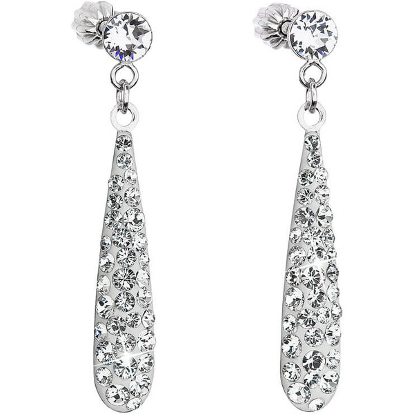 Evolution Group Prekrásne náušnice s kryštálmi 31163.1 krystal 66589669