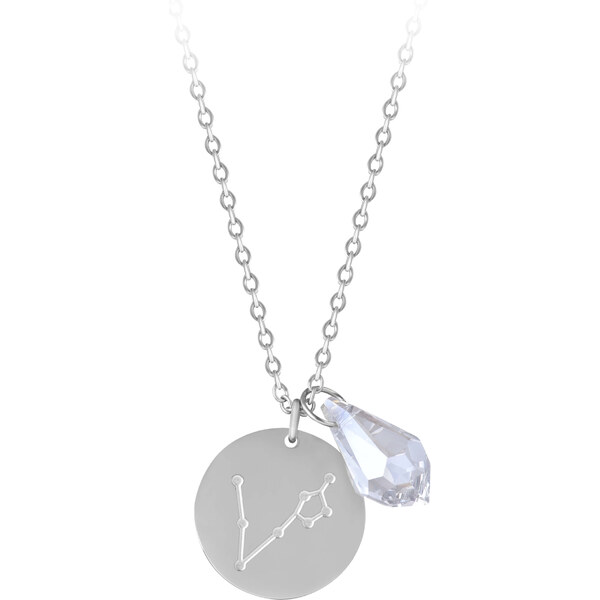 Troli Oceľový náhrdelník Ryby sa zirkónom (retiazka, 2x prívesok) 66584267