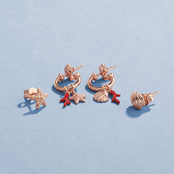 Rosato Bronzová single náušnica Mušľa Storie RZO032 66580315