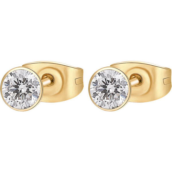 Brosway Trblietavé pozlátené náušnice z ocele Chakra BHKE049 66589415