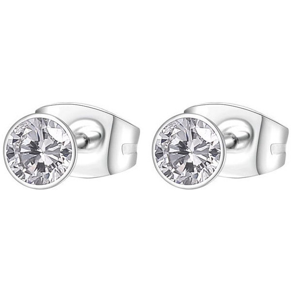 Brosway Trblietavé oceľové náušnice s kryštálmi Chakra BHKE048 66592043