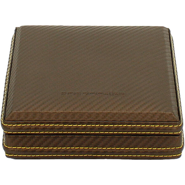 Friedrich Lederwaren Hnedá kazeta na manžetové gombíky Carbon 32053-8 66594749