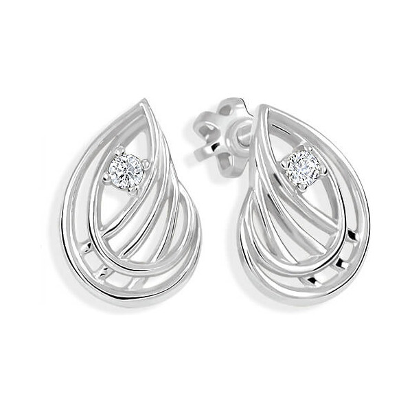 Soliter Pôvabné strieborné náušnice so zirkónmi 436 001 00543 04 66584954
