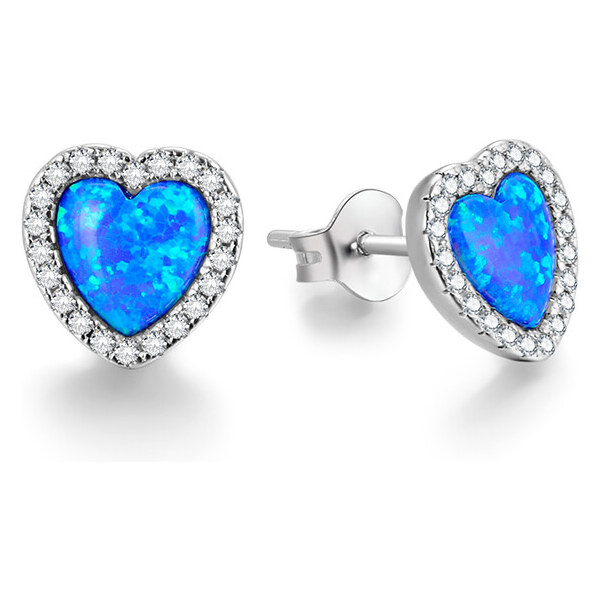 Beneto Zamilované náušnice so syntetickými opály AGUP2258 66584542