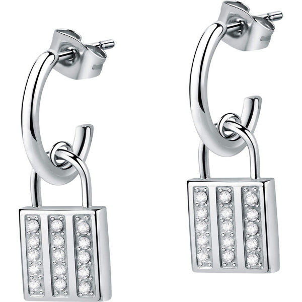 Morellato Moderné oceľové náušnice s kryštálmi Dolcevita SAUB08 66583804