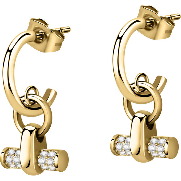 Morellato Pozlátené kruhové náušnice s príveskami Abbraccio SAUC05 66580337