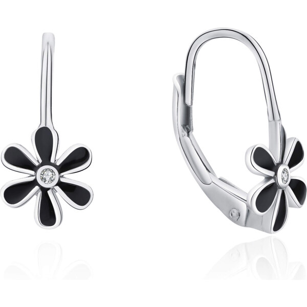 MOISS Nežné strieborné náušnice Kytičky E0000156 67196188