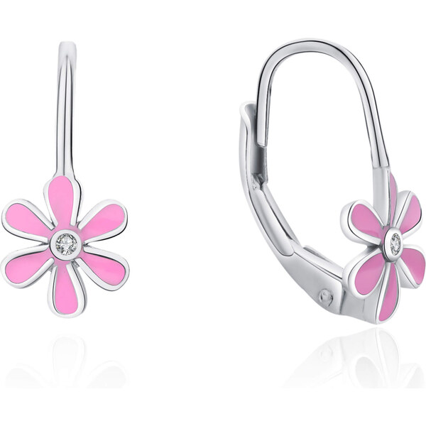 MOISS Nežné strieborné náušnice Kytičky E0000137 67196100