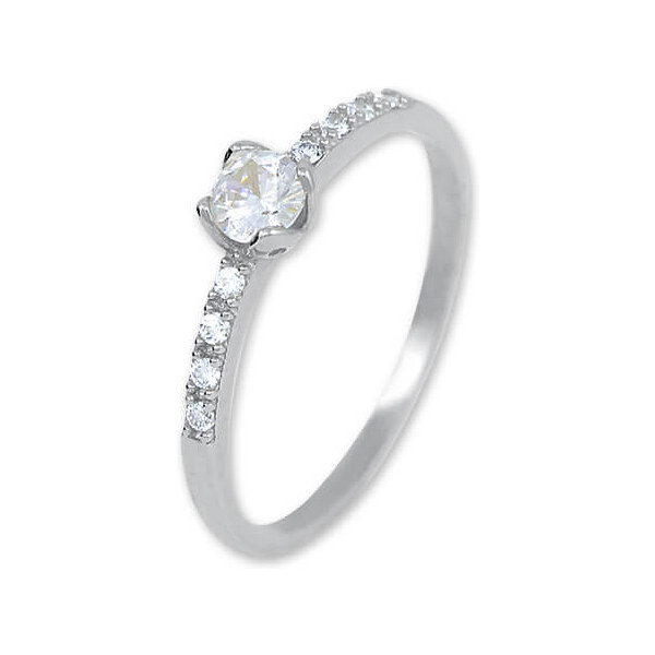 Soliter Očarujúce strieborný prsteň s kryštálmi 426 001 00572 04 62 mm 66579698