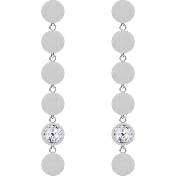 Preciosa Dlhé oceľové náušnice Essential s kubickou zirkónia 7434 00 66581814