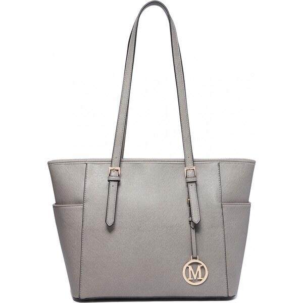 Miss Lulu Kabelka - elegantná s nastaviteľnými uškami, šedá 46690816