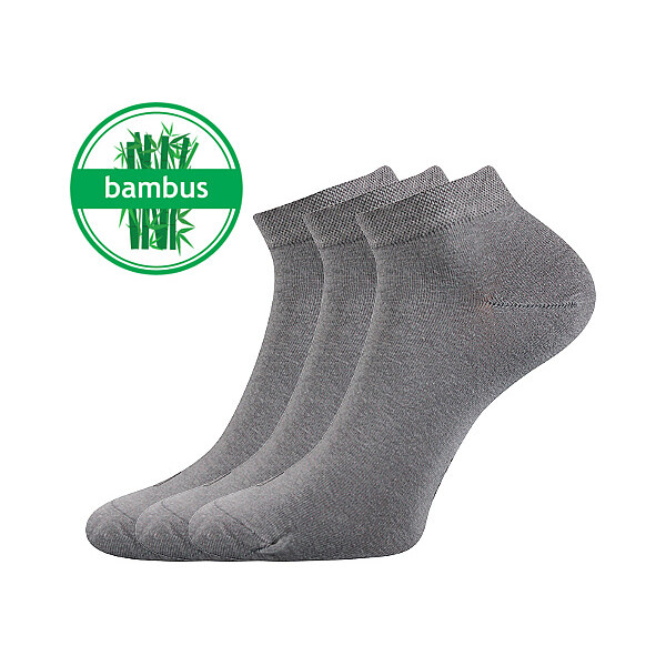 DESI bambusové antibakteriálne ponožky Lonka Sv. sivá 39-42 3 páry 26458905