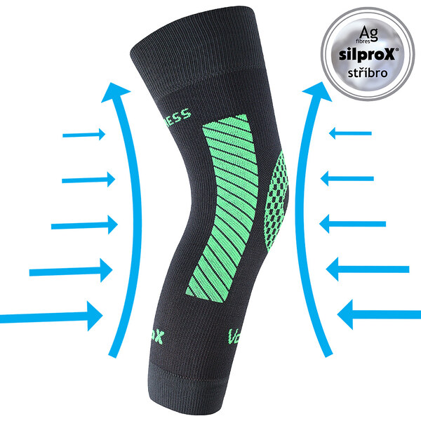 PROTECT bandáž na koleno VoXX - KOLENO Tm. sivá S / M 1 kus 26458832