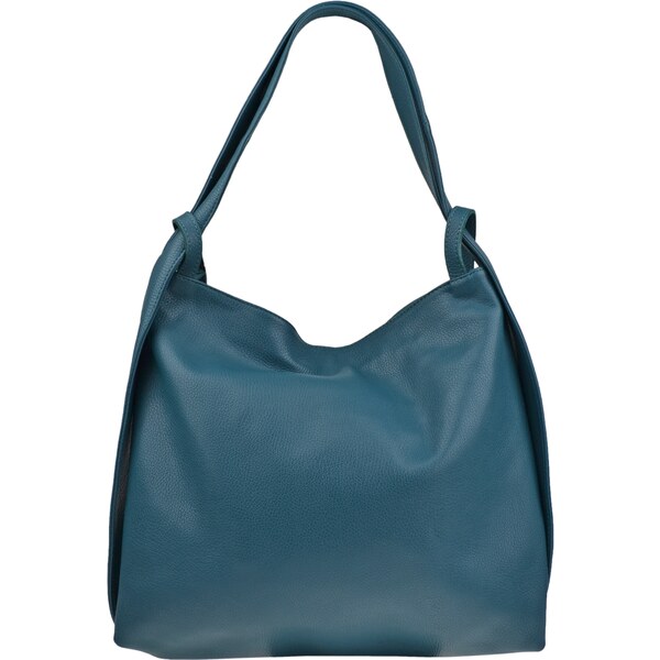 Modrá kožená talianska kabelka Sofia Petroleo NovaKabelka.sk 25210807