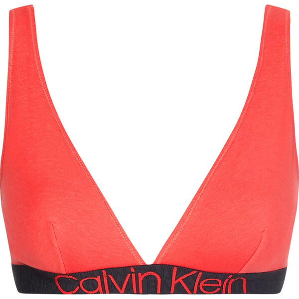 CALVIN KLEIN - punch pink color unlined triangle podprsenka 25217274
