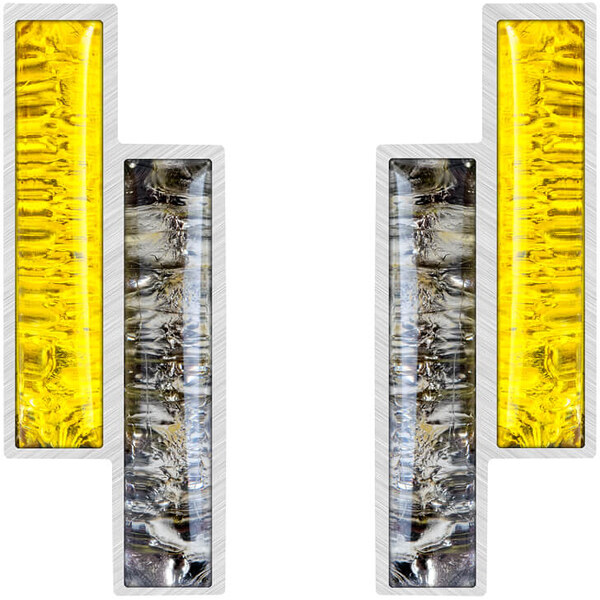 Preciosa Elegantné oceľové náušnice Desire s českým krištáľom Preciosa 66591014