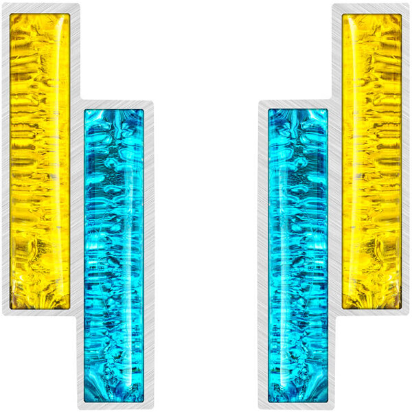 Preciosa Elegantné oceľové náušnice Desire s českým krištáľom Preciosa 66587183