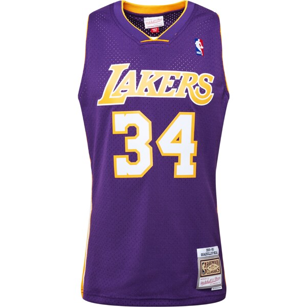 Mitchell & Ness Tričko LA LAKERS - NBA SWINGMAN žltá / tmavofialová / 25385052