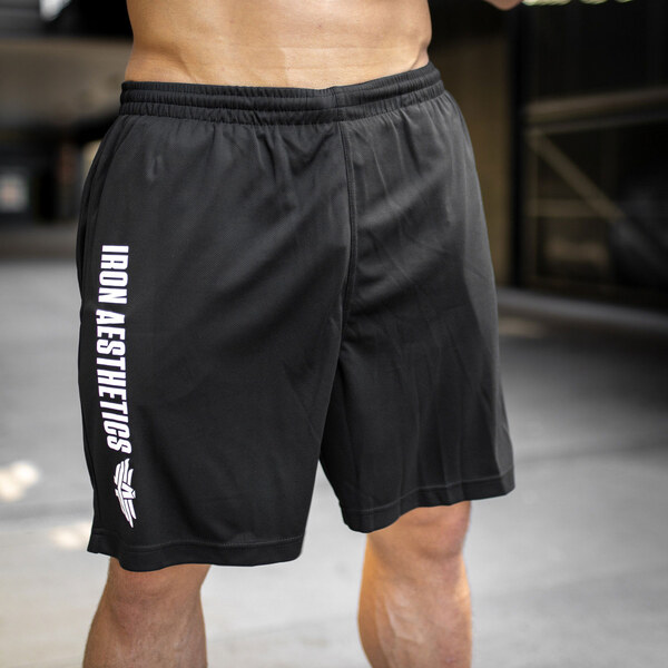 Funkčné kraťasy Iron Aesthetics, čierne B&W 24553647