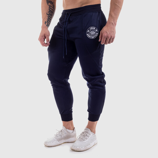 Jogger tepláky Iron Aesthetics Circle Star, navy 24553874