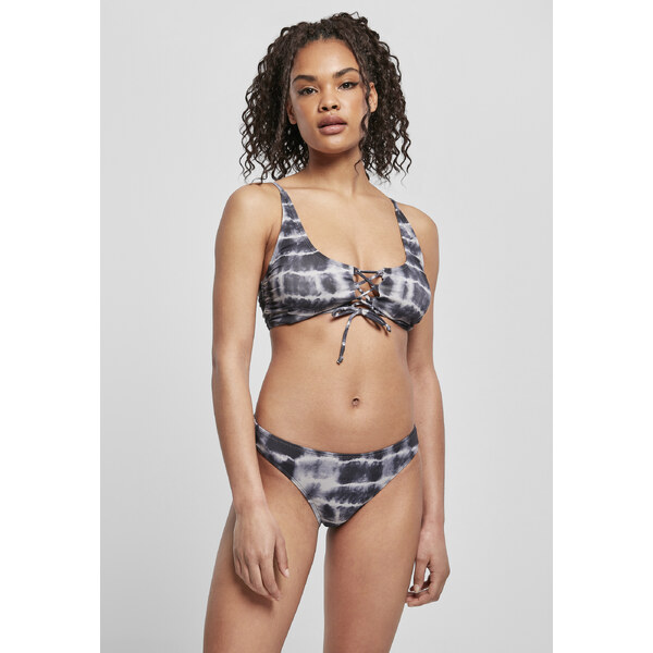 Urban Classics Womens lace-up bikini black/white 50653392