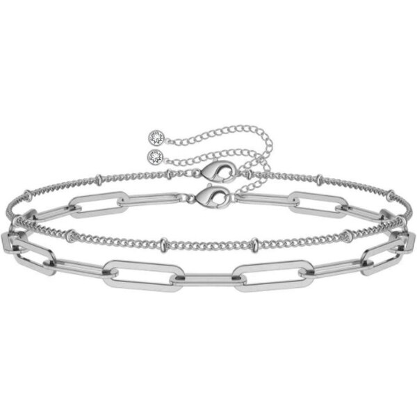 SWAROVSKI Elements Swarovski e. set dvoch náramkov z chirurgickej 60474922