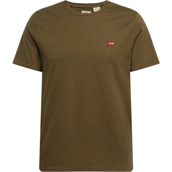 LEVIS Tričko Original Housemark Tee olivová / červená / biela 45040761