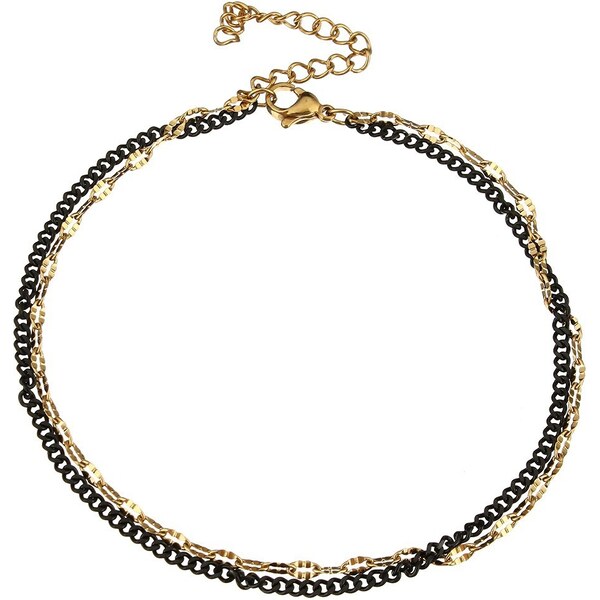 Šperky4U Dvojitá oceľová retiazka na nohu RN1131 25485341