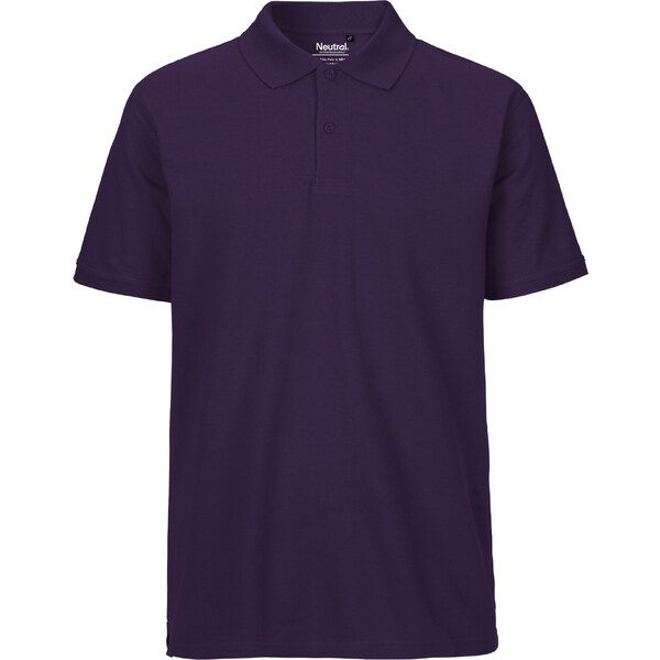 Pánske polo tričko z bio bavlny krátky rukáv Neutral 62676694