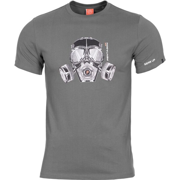 Tričko Pentagon Gas-Mask wolf grey 25479489