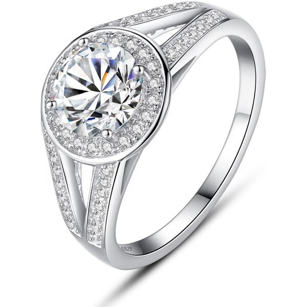 Lindas Jewelry Strieborný prsteň Žiarivá Láska Ag 925/1000 Ag 925/1000 26768203