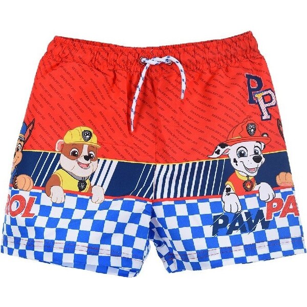 Červené chlapčenské plavky Paw Patrol 25564273