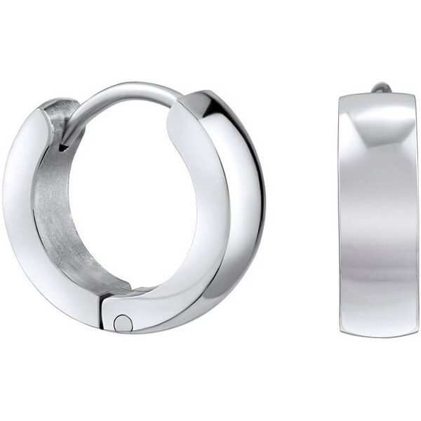 Silvego Nadčasové oceľové kruhové náušnice KMM95103 66584873