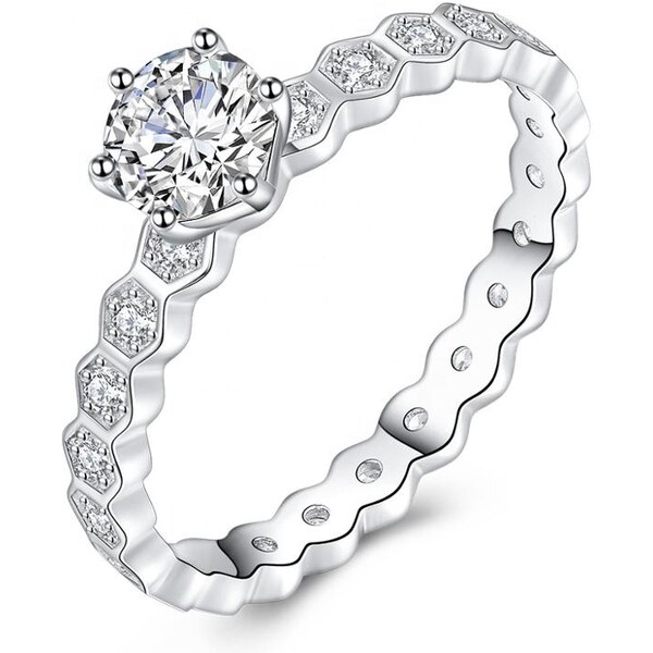 Lindas Jewelry Strieborný prsteň Sabina Ag 925/1000 IPR097-8-5 26768194