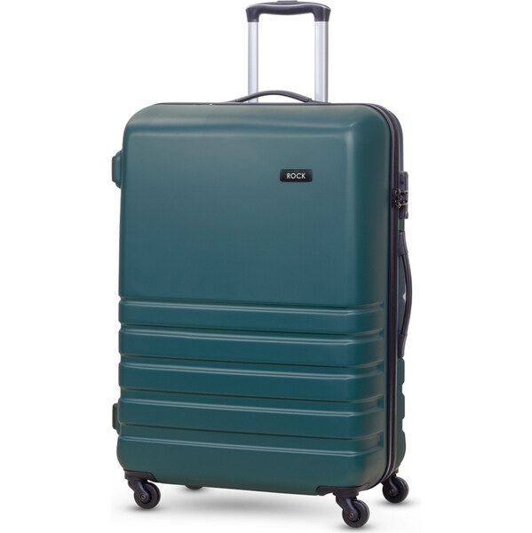 cestovný kufor ROCK TR-0169/3-L ABS - petrolejová 62192731