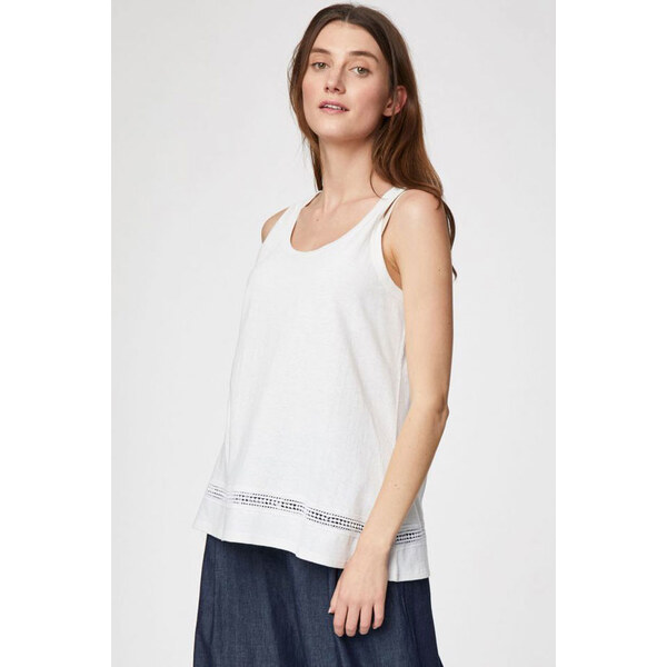 Glara Biobavlnený dámsky top s kanabisom 36988775