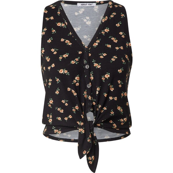 ABOUT YOU Top Malena žltá / zelená / čierna 58463344