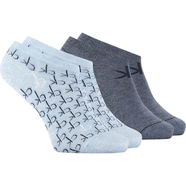 CALVIN KLEIN Blue 2-Pack ponožky 25695868