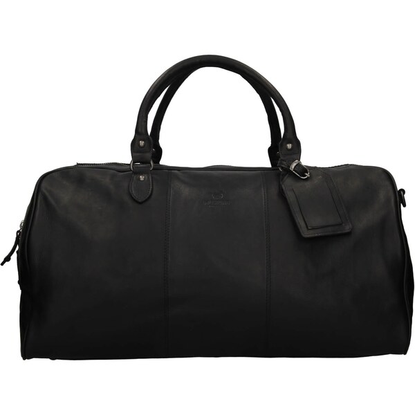 Pánska kožená cestovná taška Mustang Vojta - čierna 25837649