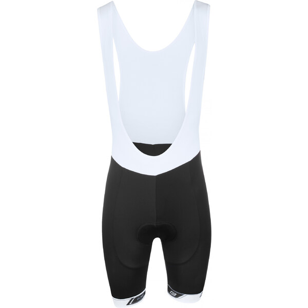 FORCE kraťasy B38 s trakmi s vložkou, čierne 36059370